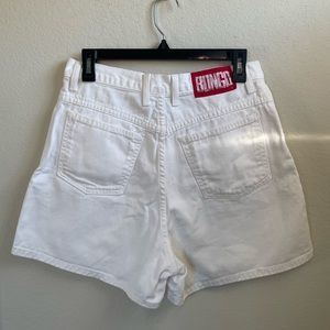 Vintage Bongo White Denim Shorts